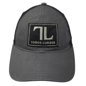 Legacy Todos Lumber Baseball Cap Gray Mesh Back OS Adjustable Slideback Hat